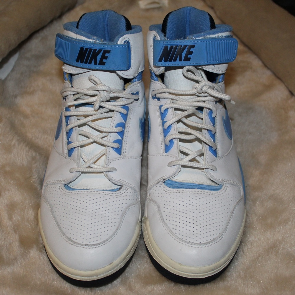 Nike Air Flight High Top 1989's (Retro Light Blue) - Picture 2 of 4